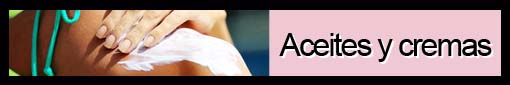 barra aceites y cremas