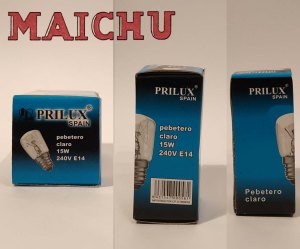 bombilla prilux pebetero claro 15w 240v E14
