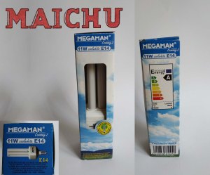 megaman 11w coolwhite E14 550 lumen